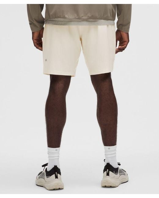 lululemon athletica Natural Pace Breaker Lined Short 9" for men