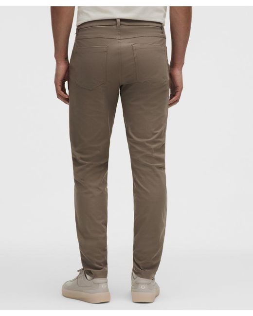 lululemon athletica Gray Abc Slim-Fit 5 Pocket Pant 28L for men