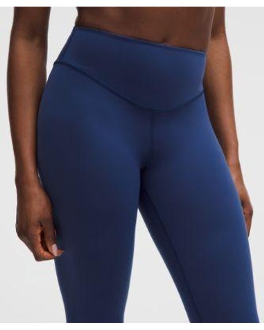 lululemon athletica Blue – Wunder Under Smoothcover High-Rise Tight Leggings – 25" – – Size 4