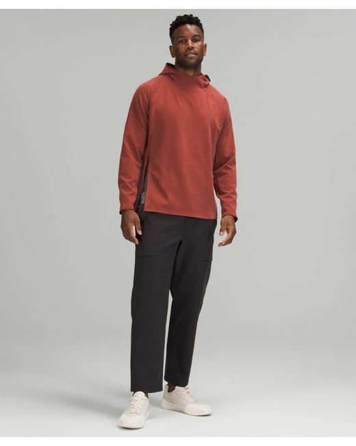 lululemon athletica Gridliner Fleece Hoodie in Red | Lyst
