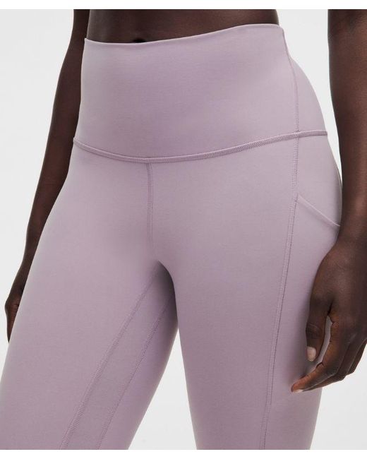 lululemon athletica Purple – Align High-Rise Pants With Pockets – 25" – /Pastel – Size 4