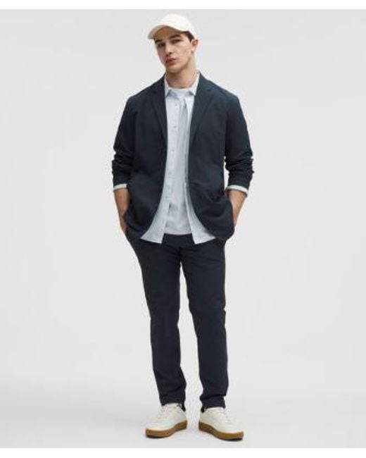 lululemon athletica Blue New Venture Button-Front Blazer for men