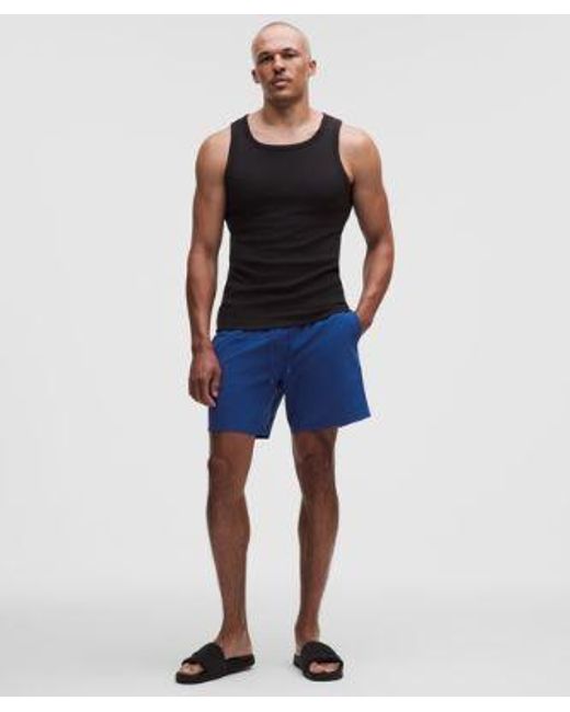 lululemon athletica Blue Swim Short 7" for men