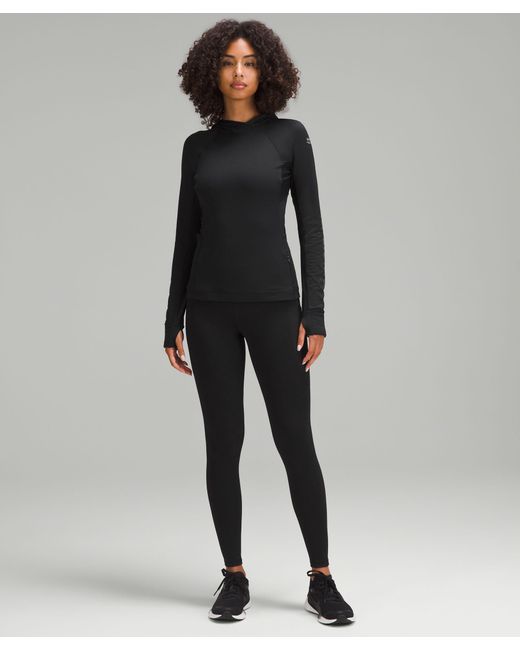 lululemon athletica Women's Black Fast And Free Brushed Fabric High-rise  Tights 28