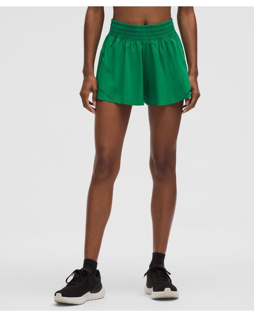 lululemon athletica Green Shake It Out High-Rise Running Short 2.5"