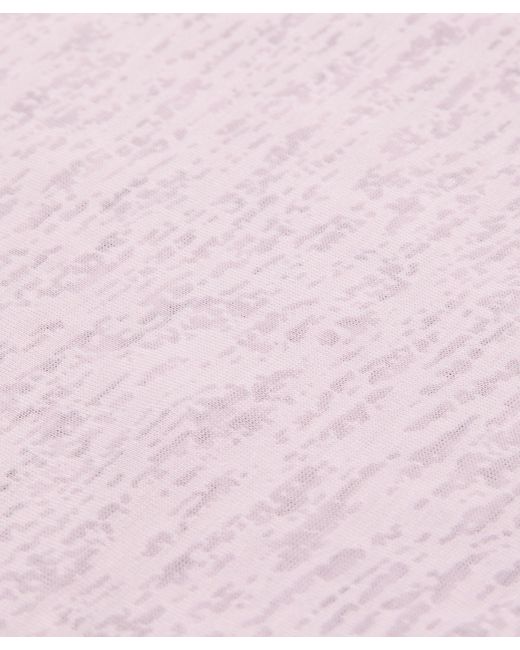 lululemon athletica Purple Tie-waist Breathable Short-sleeve Shirt