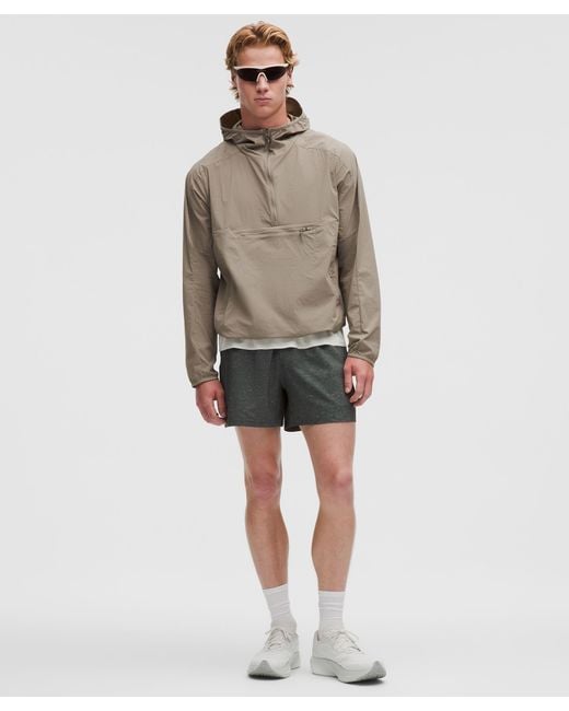 lululemon athletica Natural Pace Breaker Linerless Short 5" for men