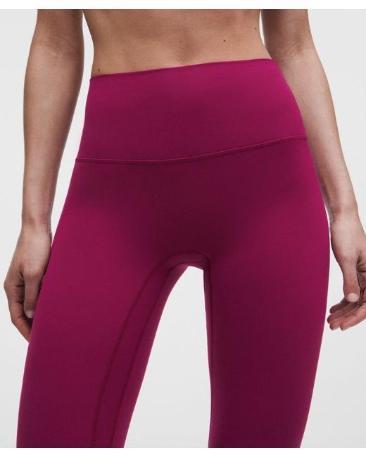 lululemon athletica Red Align No Line High-Rise Pant 28"