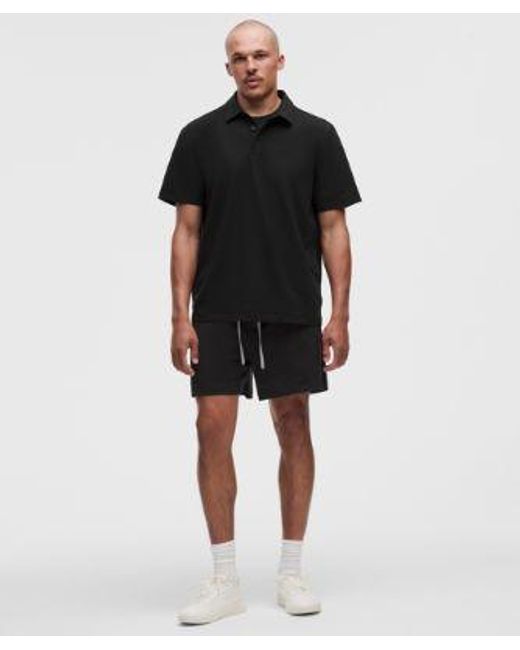 lululemon athletica Black Soft Jersey Short 5" for men