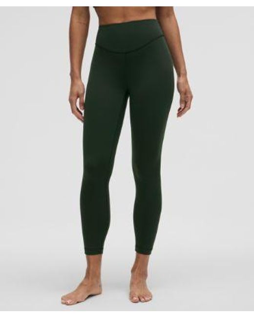lululemon athletica Green Wunder Under Smoothcover High-Rise Tight 25"