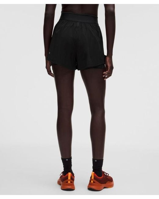 lululemon athletica Black License To Train Super-High-Rise Lined Short 3.5"