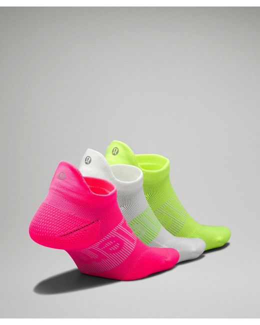 lululemon athletica Pink Power Stride Tab Socks 3 Pack