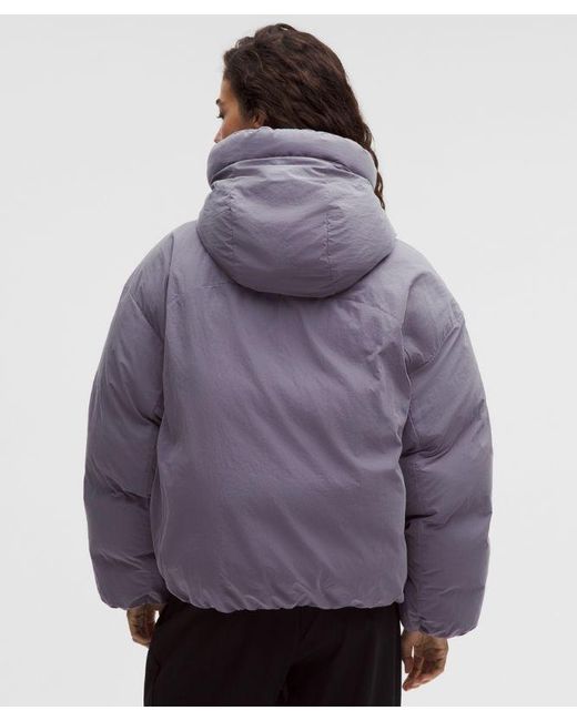 lululemon athletica Purple – Bubble-Hem 600-Down-Fill Puffer Jacket – – Size Large