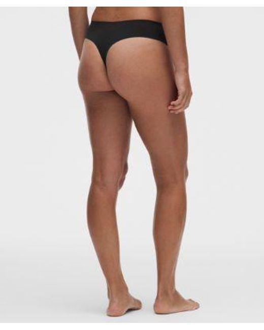 lululemon athletica Black – Nulu Added Absorbency Extra-High-Rise Thong Underwear – – Size Small