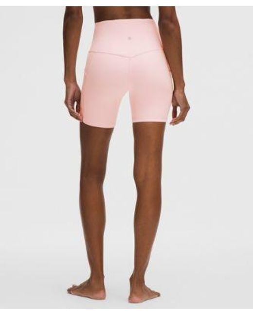 lululemon athletica Pink – Align High-Rise Shorts With Pockets – 6" – – Size 14