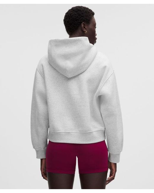 lululemon athletica Gray Steady State Superloft Hoodie