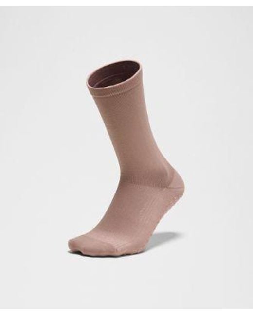 lululemon athletica Brown – Find Your Balance Grip Crew Socks – /Pastel –