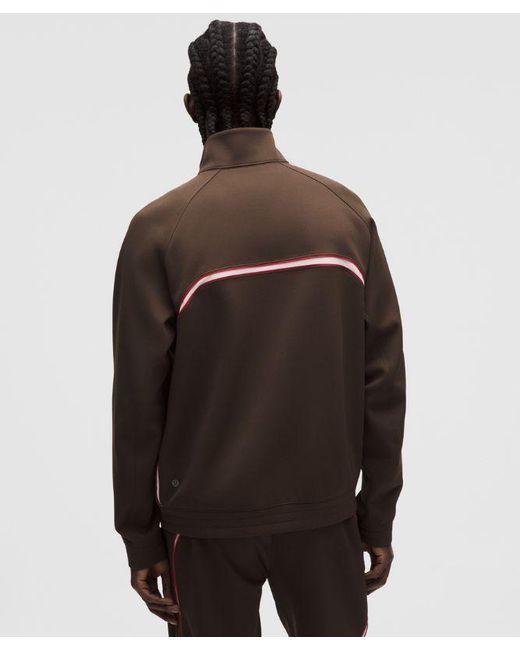 lululemon athletica Brown – Pace Breaker Track Jacket Knit – – Size Large for men
