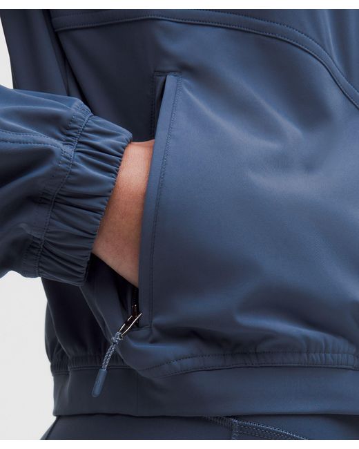 lululemon athletica Blue Sleek Full-Zip Running Jacket