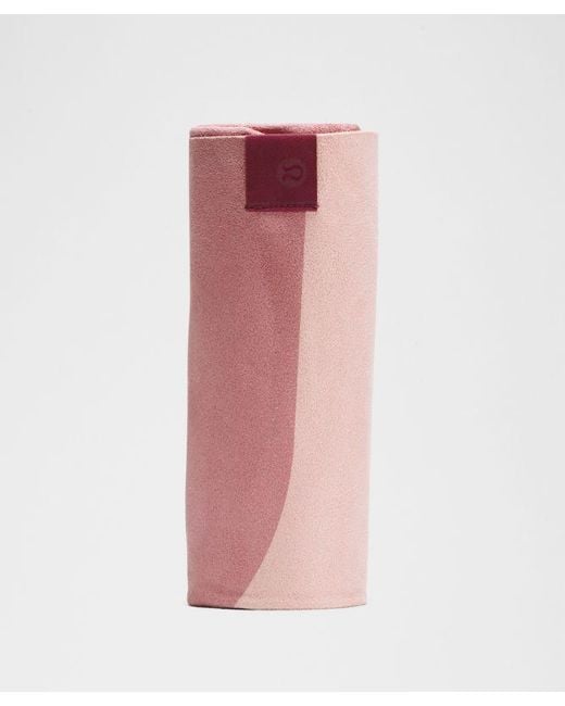 lululemon athletica Pink – The Yoga Mat Towel Alignment –