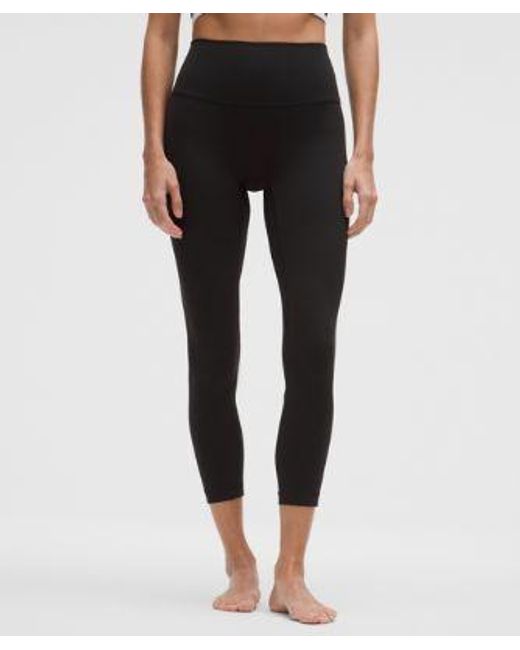 lululemon athletica Black – Align No Line High-Rise Pants – 25" – – Size 4