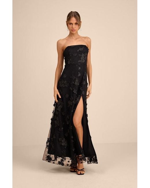 lulus black embroidered dress Embroidered Felton Dress – Uniquities main image 1