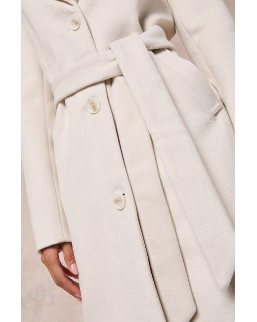 Lulus Natural Harriet Button-Front Belted Coat