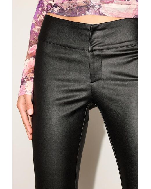 Lulus Pink Hanson Coated Low-Rise Bootcut Pants
