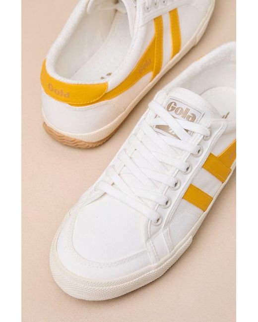 Gola White Stratus Off And Sun Lace-Up Sneakers