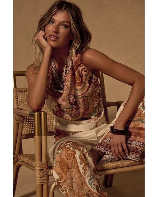 Lulus Brown Bahari Boho Print Two-Piece Jumpsuit