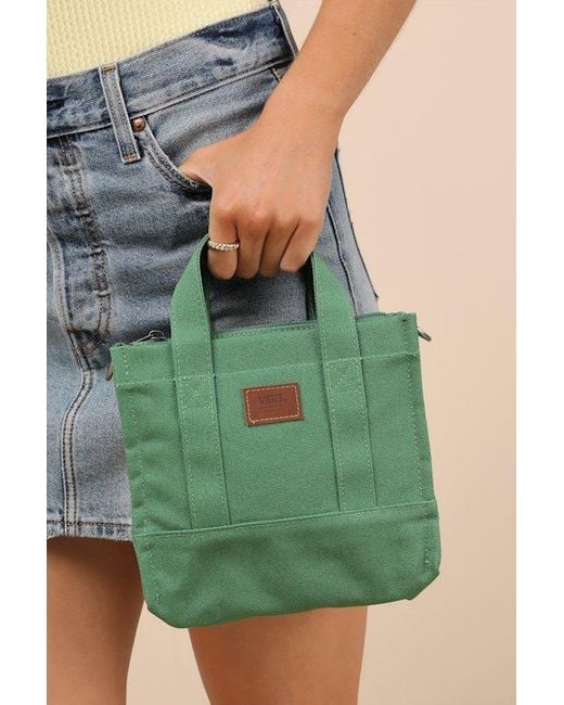 Vans Green Lil Pergs Crossbody Mini Tote Bag