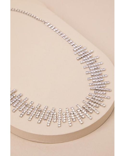 8 Other Reasons Natural Royal Diva Rhinestone Choker Necklace