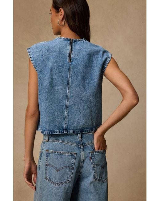Levi's Blue Denim Medium Wash Tee