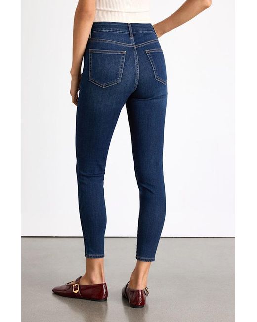 Just Black Blue Alizah Dark Wash High-Rise Skinny Jeans