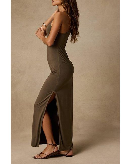 Lulus Green Palani Jersey Knit Maxi Dress