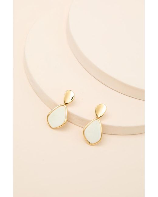 Lulus Brown Finnian Drop Earrings