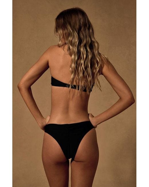 Lulus Brown Chevonne High-Waisted Bikini Bottoms