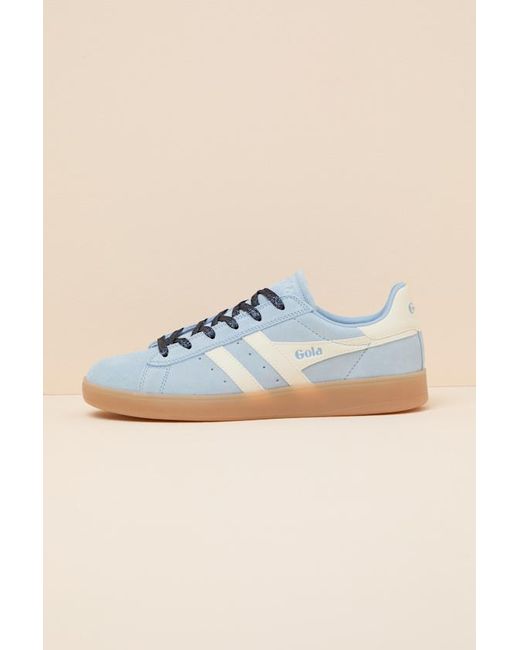 Gola Natural Aztec Air And Off Suede Leather Lace-Up Sneakers