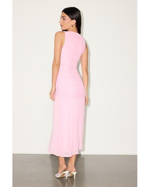 lorelai ruched front midi dress Most loved: our Lorelai Ruched-Front Midi Dress featured on @jessmegan Shop Ever New online or in-store.