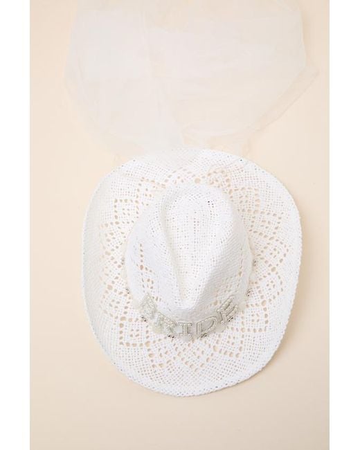Lulus Black Tying The Knot Patch Veil Western Hat