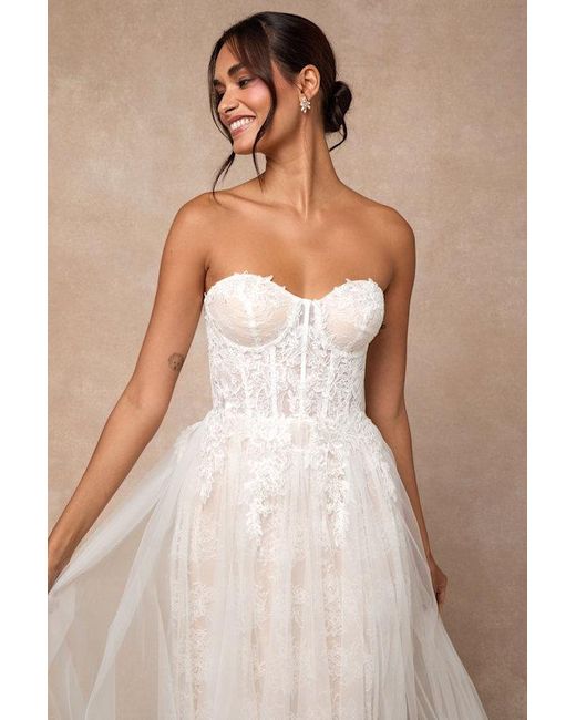 chinese dress ladies Wishing On A Star Bustier Mini Dress White