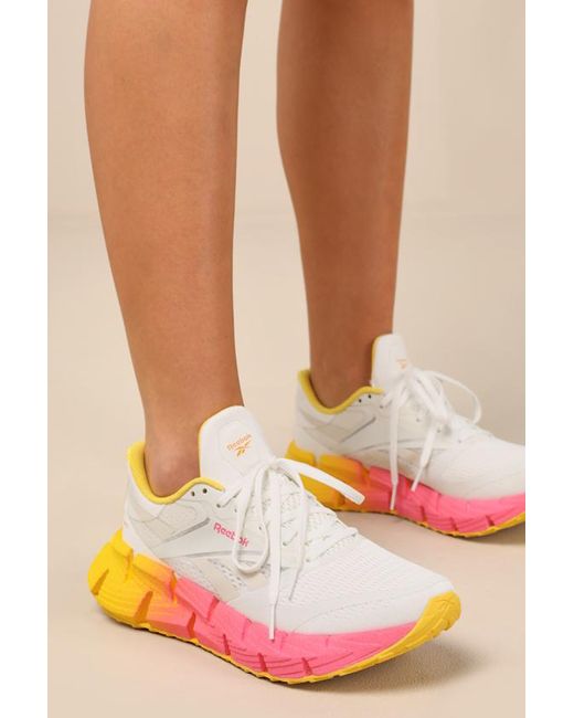 Reebok Natural Floatzig 1 Chalk And Atomic Mesh Sneakers