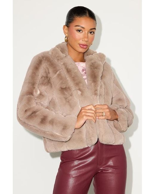 Lulus Gray A Chic Classic Faux Fur Coat