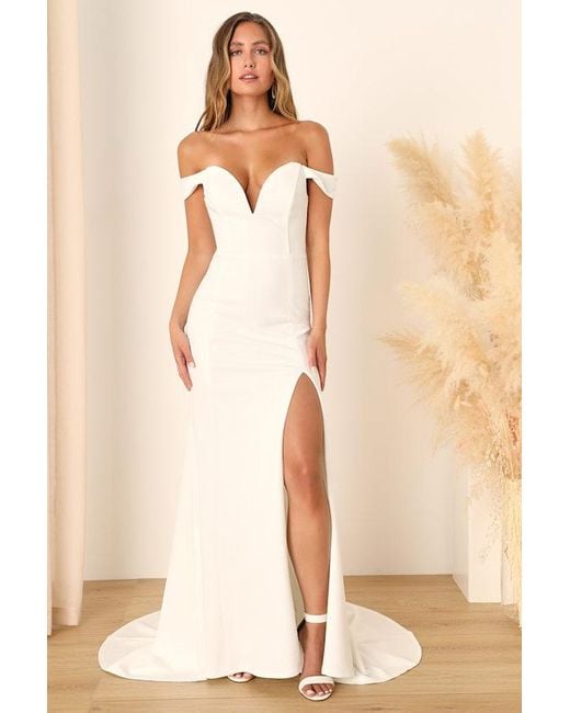 Lulus Natural Idyllic Perfection Plunge Sleeveless Mermaid Maxi Dress