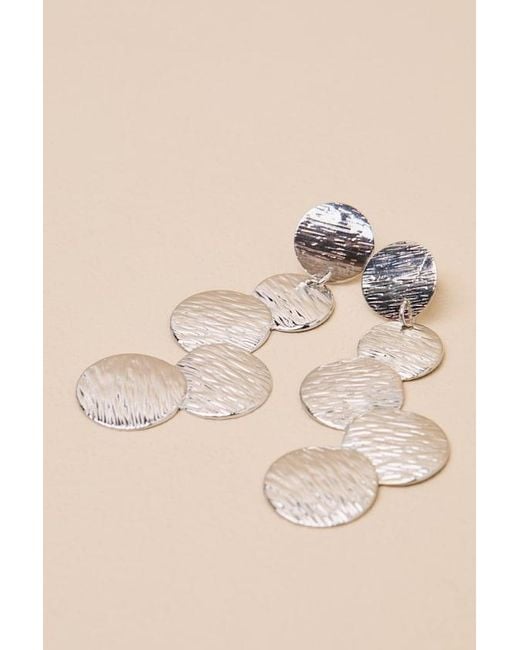 Lulus Black Liara Textured Drop Statement Earrings
