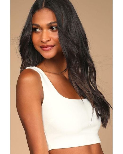 Lulus Natural Only Tonight Two-Piece Wide-Leg Jumpsuit