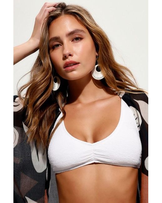 Lulus Multicolor Getaway Aura And Abstract Print Swim Cover-Up