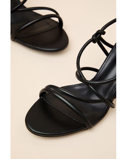 Lulus Natural Inari Strappy Slingback High Heel Sandals