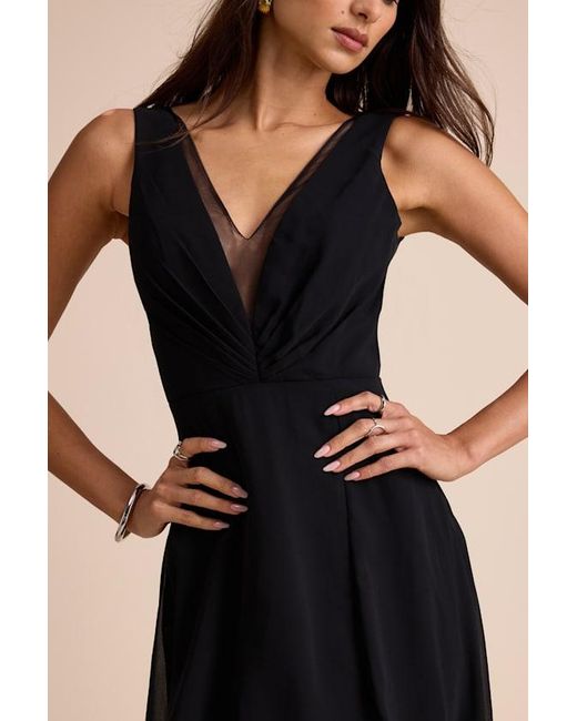 Lulus Black Simply Immaculate Backless Maxi Dress
