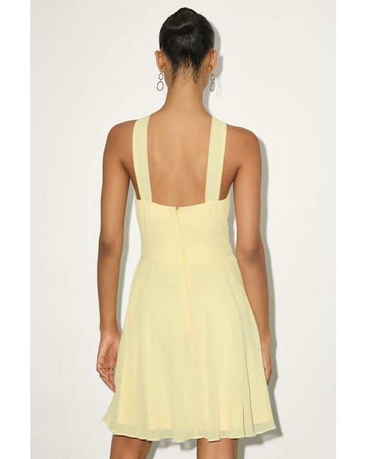 Lulus White Forevermore Skater Dress